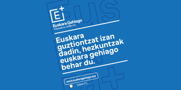 Egin klik hezkuntzak euskara gehiago izan dezan!